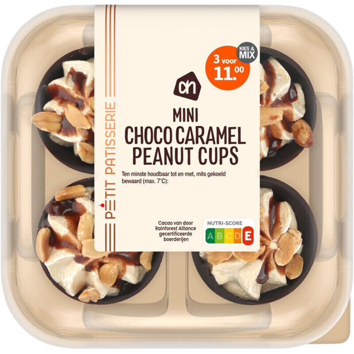 AH Mini choco caramel peanuts cups