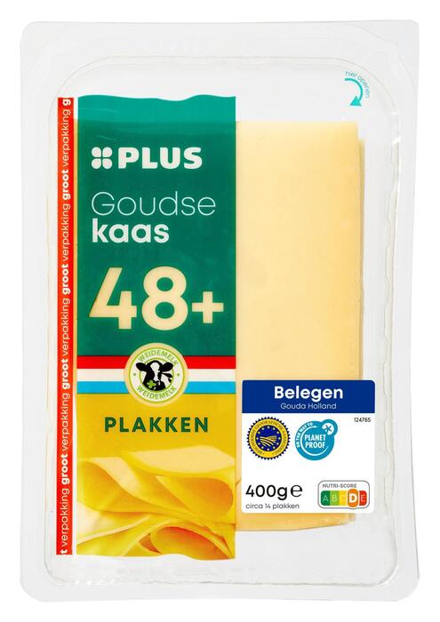 Goudse belegen 48+ plakken (Pak, 400g)