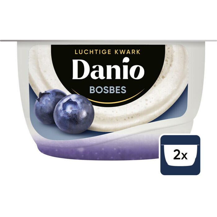 Luchtige kwark bosbes (Set, 2 × 125g)
