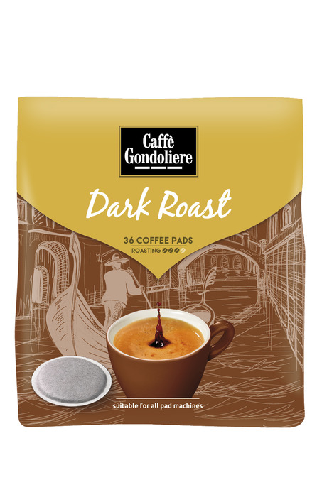 Caffe Gondoliere Dark roast pads (36 × 6.94g)
