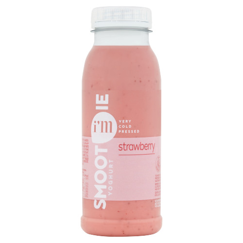 Smoothie yoghurt aardbei (fles, 250ml)