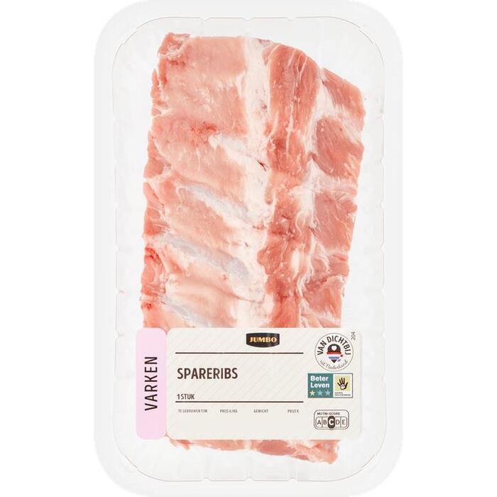 Jumbo BBQ Spareribs Naturel ca. 300g