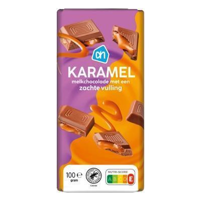 AH Karamel melkchocolade (100g)