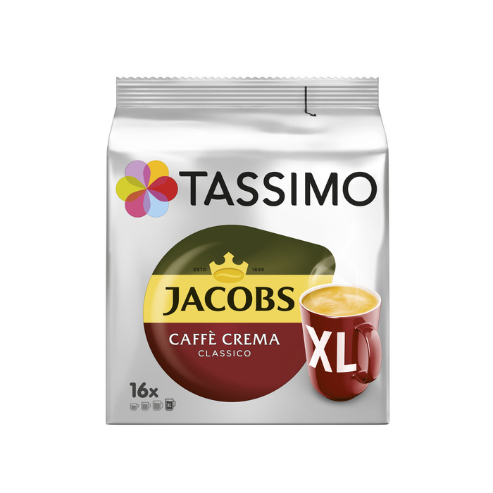Tassimo Caffè Crema XL 16 Stuks (16 × 8.3g)