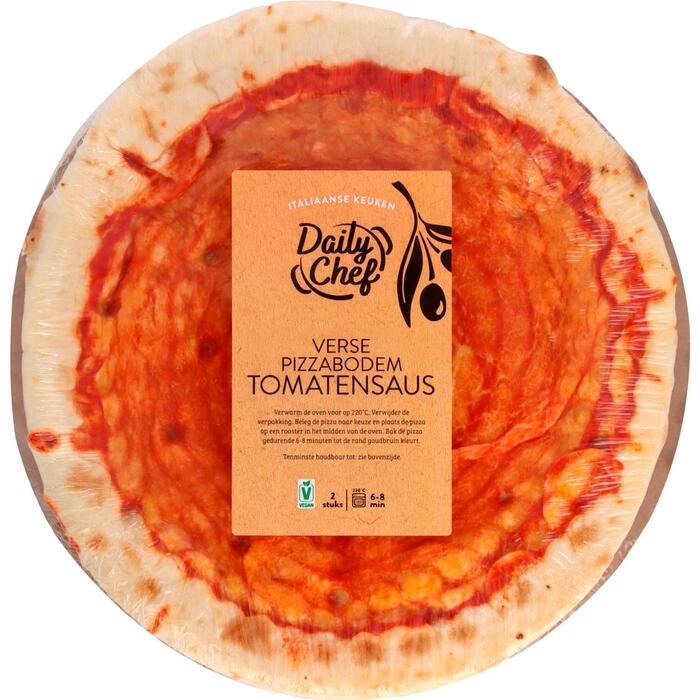 Daily Chef Verse pizza bodem saus duo (520g)