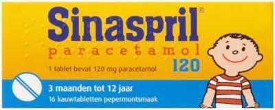 Sinaspril Paracetamol 120 mg (16 st.)