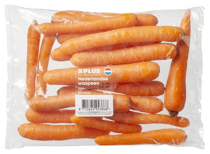 Worteltjes ongeschrapt (Zak, 500g)