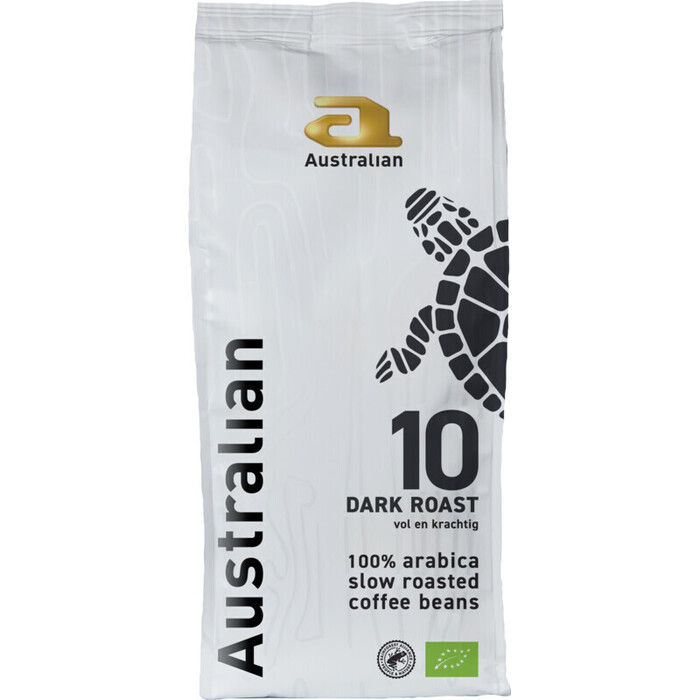 Australian Espresso beans dark roast (Stuk, 500g)