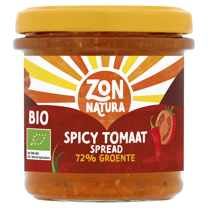 Zonnatura Spicy Tomaten Spread 135g (135g)