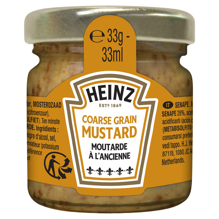 Heinz Mosterd 80 x 33 g (80 × 30.5g)