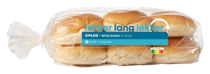 Witte bollen 8 + 4 lekker lang vers (600g)