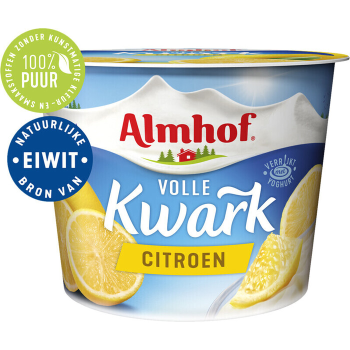 Volle kwark citroen (Stuk, 500g)