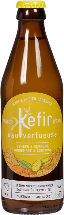 Waterkefir gember kurkuma (33cl)