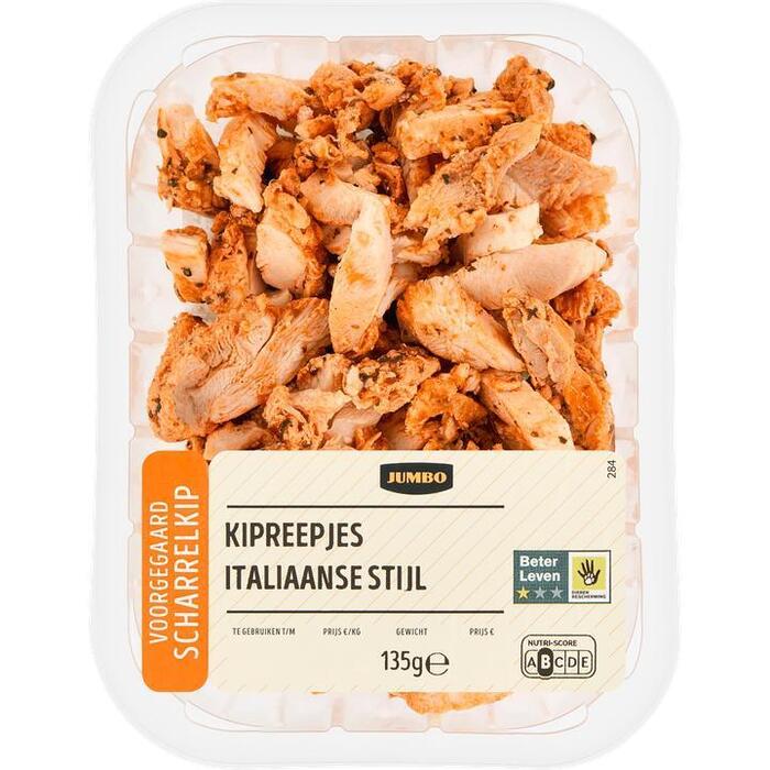 Jumbo Kipreepjes Italiaanse Stijl Voorgegaard Kip 135 g (135g)