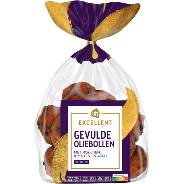 AH Excellent Gevulde oliebollen (60g)