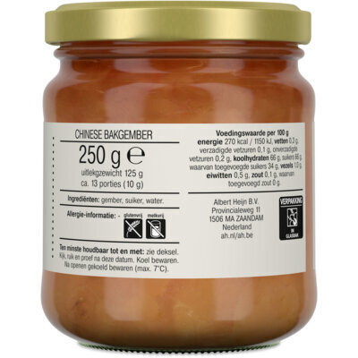 Bakgember gesneden (250g)