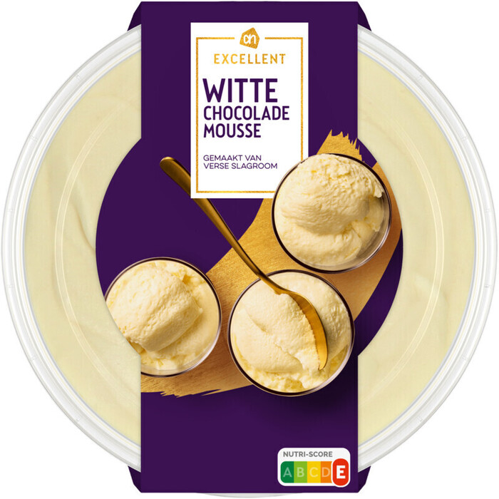 AH Excellent Witte chocolade mousse (350g)