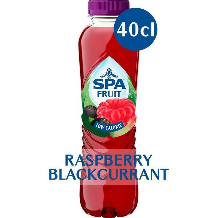 SPA FRUIT Niet-Bruisende Fruitige Frisdrank Raspberry Blackcurrant 40 cl (Fles, 40cl)