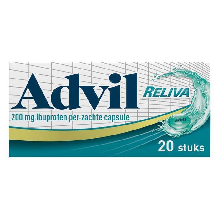 Advil Liquid caps 200 mg (Stuk, 20 × 800g)