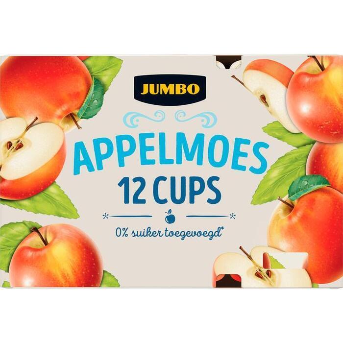 Jumbo 100% Appelmoes 12 Stuks (12 × 100g)