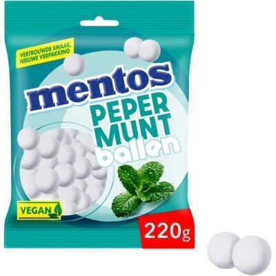 Mentos Pepermuntballen 220g (220g)