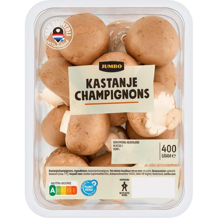 Jumbo Kastanje Champignons 400 g - Voordeelverpakking (400g)