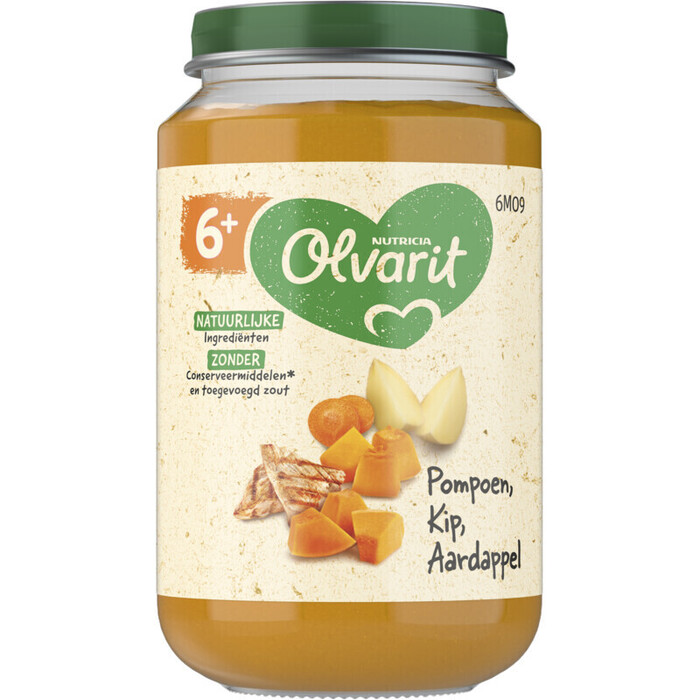 Pompoen kip aardappel 6 mnd (Pot, 200g)