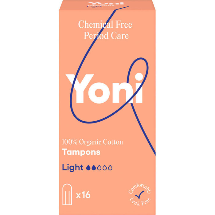 Yoni Tampons van biokatoen light