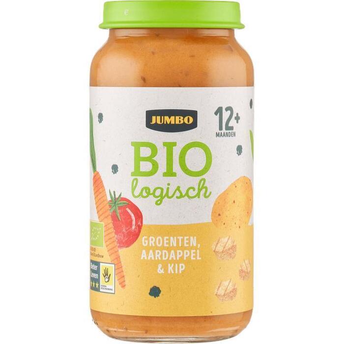 Jumbo Biologische Aardappel, Kip En Groente 15M+ 250g (250g)