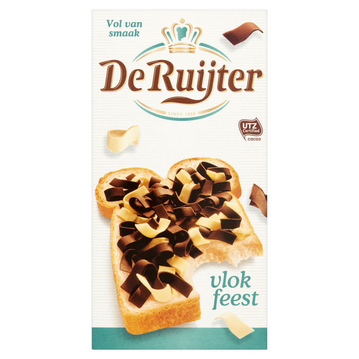 De Ruijter Vlokfeest Puur & Wit 300 g (300g)
