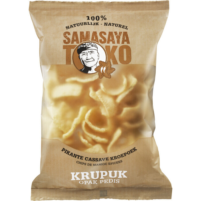 Authentic Balinese Opak Pedis Cassave Kroepoek (zak, 80g)