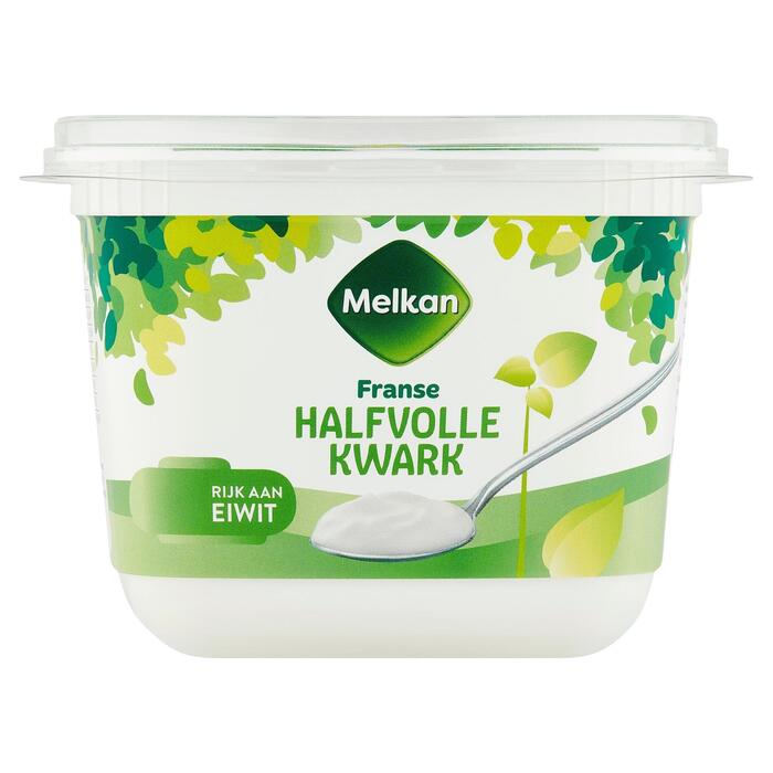 Melkan Halfvolle Franse kwark (Pot, 1kg)