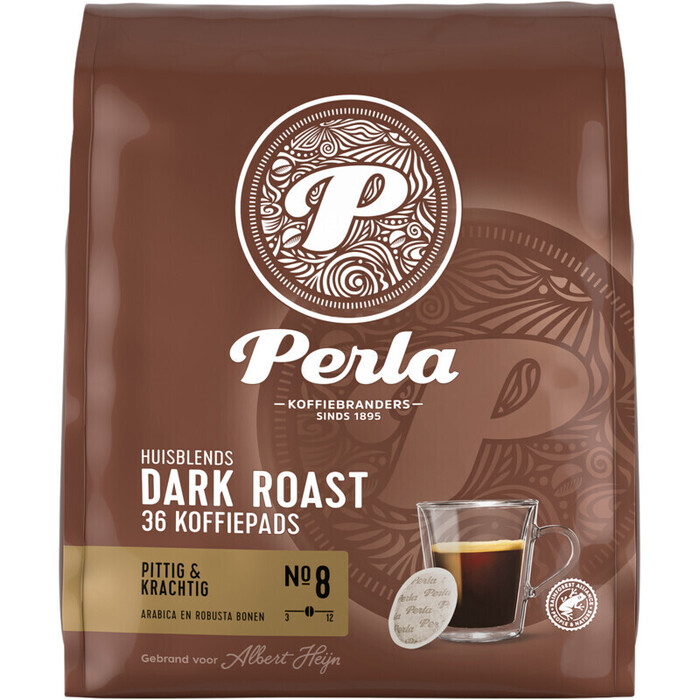 Perla Huisblends Dark roast pads (36 st.)
