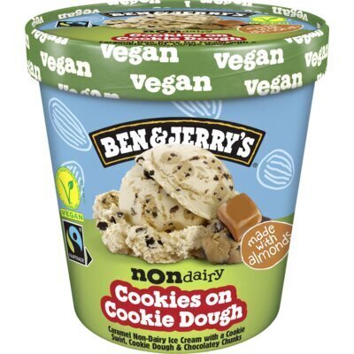 Ben & Jerry's Non-Dairy Cookies on Cookie Dough met Havermelk 465ML (46.5cl)