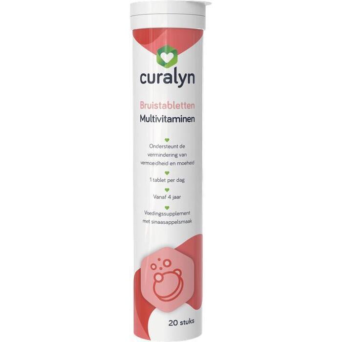 Curalyn Multivitaminen & Mineralen Bruistabletten 20 Stuks