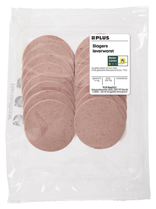 PLUS Slagersleverworst (125g)