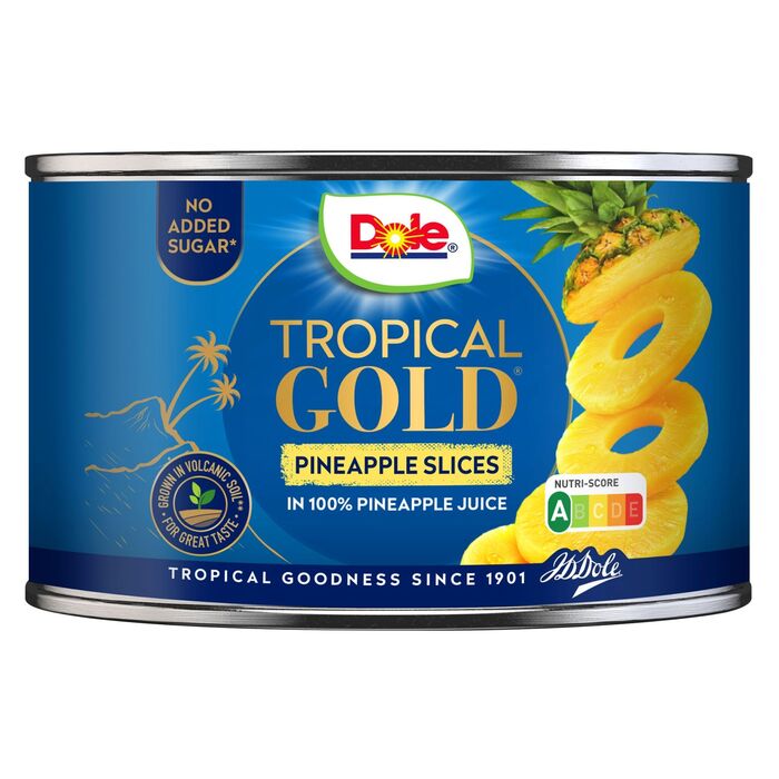 Dole Tropical gold ananasschijven (227g)