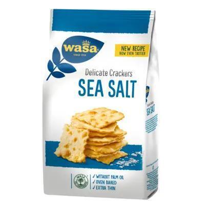Wasa Delicate Crackers Sea Salt 180g (180g)