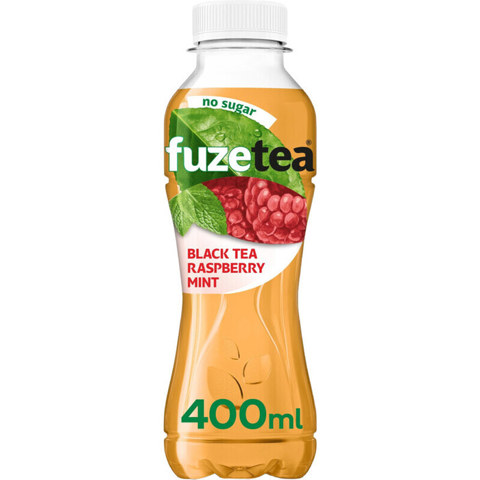 Fuze Tea Black Tea Raspberry Mint 400 ml (Fles, 40cl)