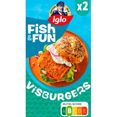2 Fish Filet Burgers, MSC (Stuk, 230g)