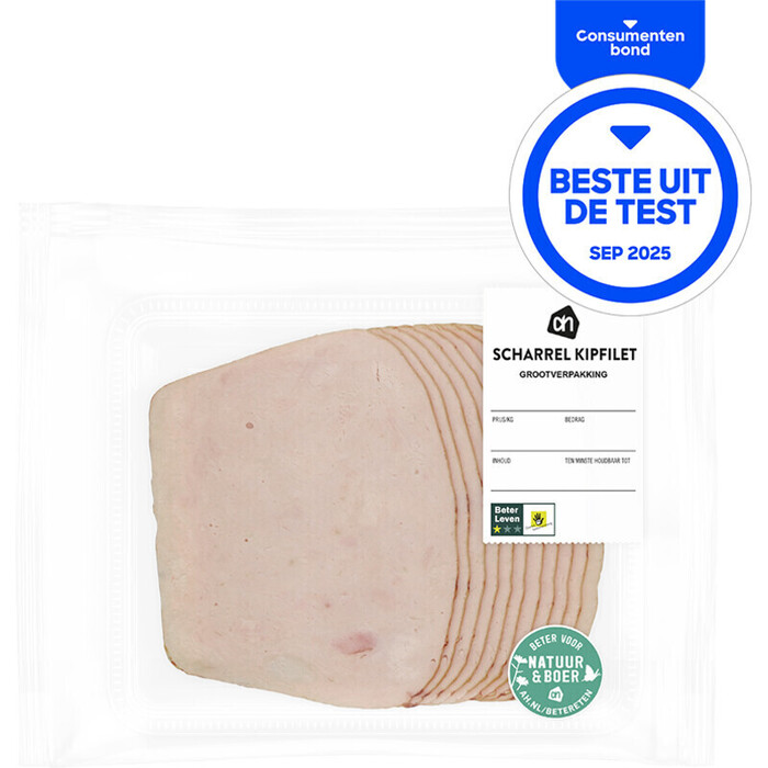 AH Scharrel gebraden kipfilet voordeelverp (180g)