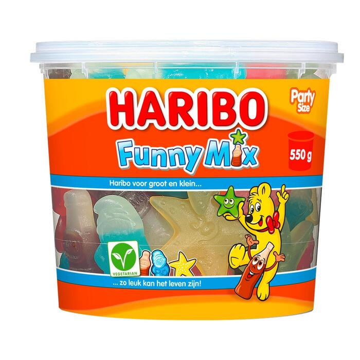 Haribo Funnymix (Kuipje, 550g)