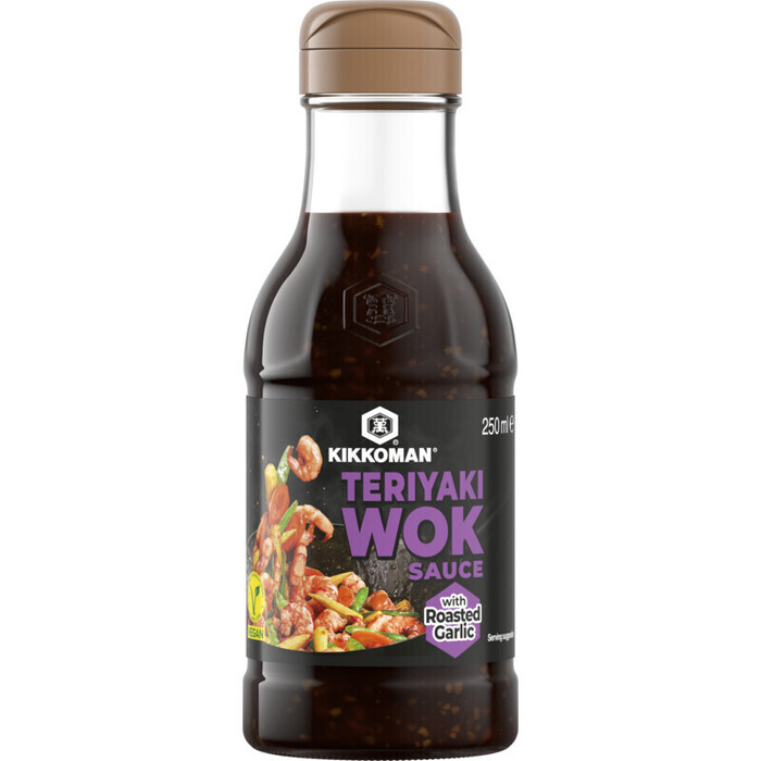 Kikkoman Teriyaki sauce roasted garlic (250ml)