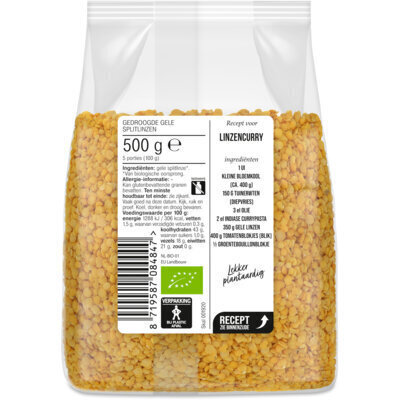 AH Biologisch Gele splitlinzen (500g)