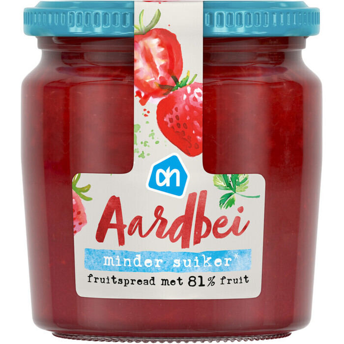 AH Fruitspread aardbei 81% (335g)