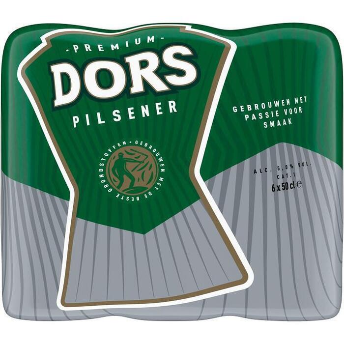 Dors Premium Pilsener - Blik - 6 x 500ML (6 × 0.5L)