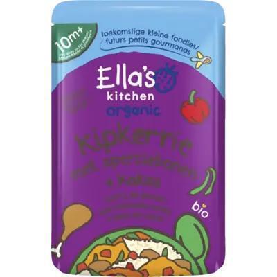 Ella's Kitchen Organic Bio Kipkerrie met Sperziebonen + Kokos 10 M+ 190g (190g)