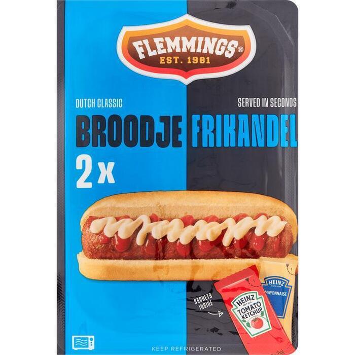 Flemmings Broodje Frikandel Dutch Classic 2 Stuks 217,5 g (Stuk, 218g)