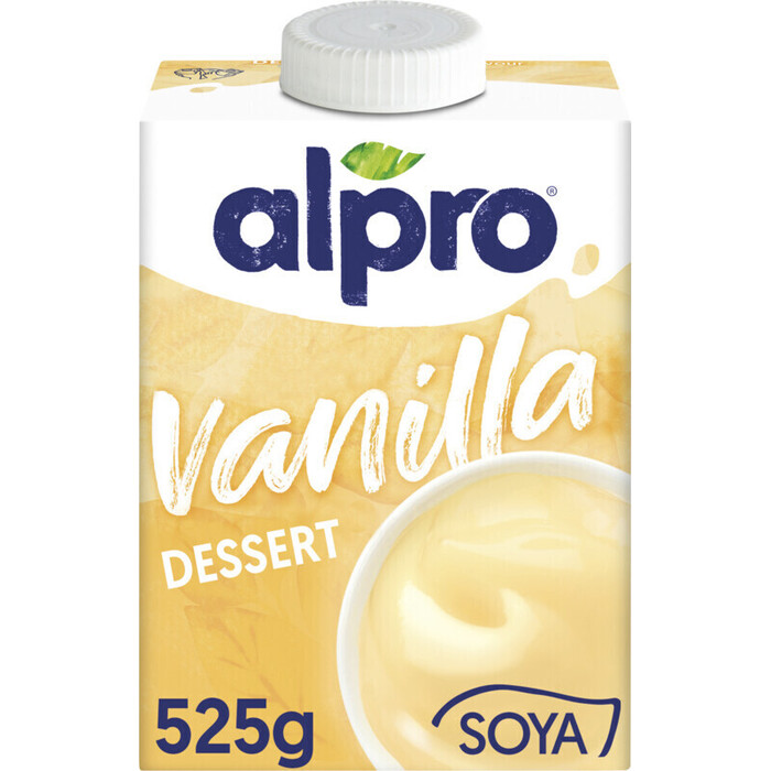 Alpro Plantaardige Variatie op Vla Vanille Smaak 525 g (525g)