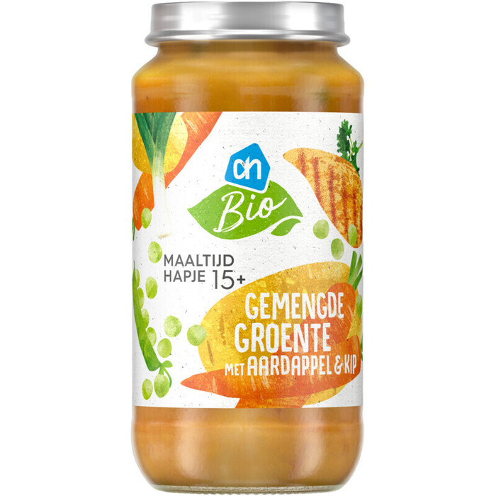 AH Biologisch Maaltijdhapje gemengde groente 15m+ (250g)